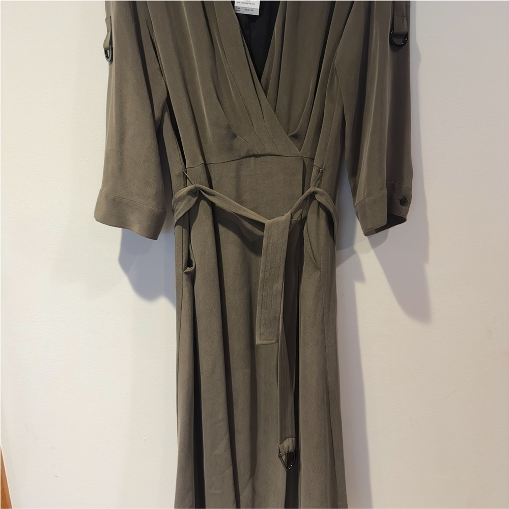Lafayette 148 New York Matilda Sandwashed Silk Dress - Picture 8 of 9